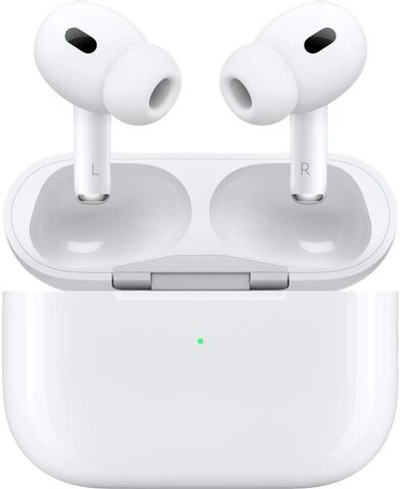 Наушники Apple AirPods Pro 2 2023 A3047/A3048/A2968, Bluetooth, внутриканальные, белый [mtjv3hn/a]
