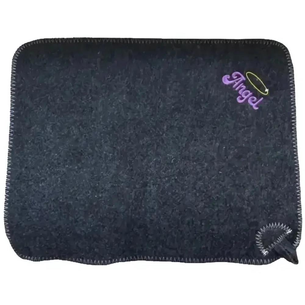 Коврик банный с вышивкой «Angel», цвет серый. без упаковки