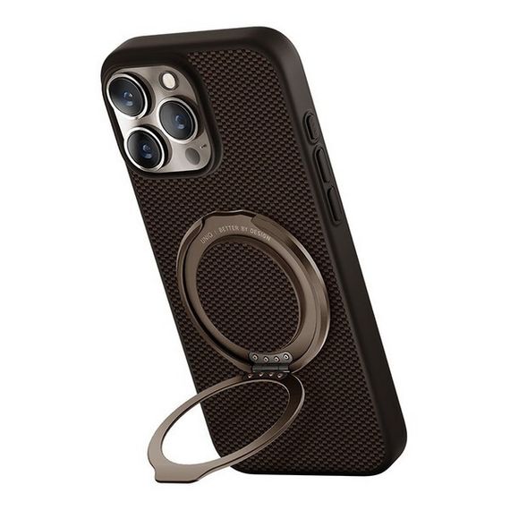 Чехол Uniq Keva Air Kevlar + GripFit Premium Mount MagSafe для iPhone 16 Pro Max Brown (IP6.9P(2024)-KAGPBBWN)