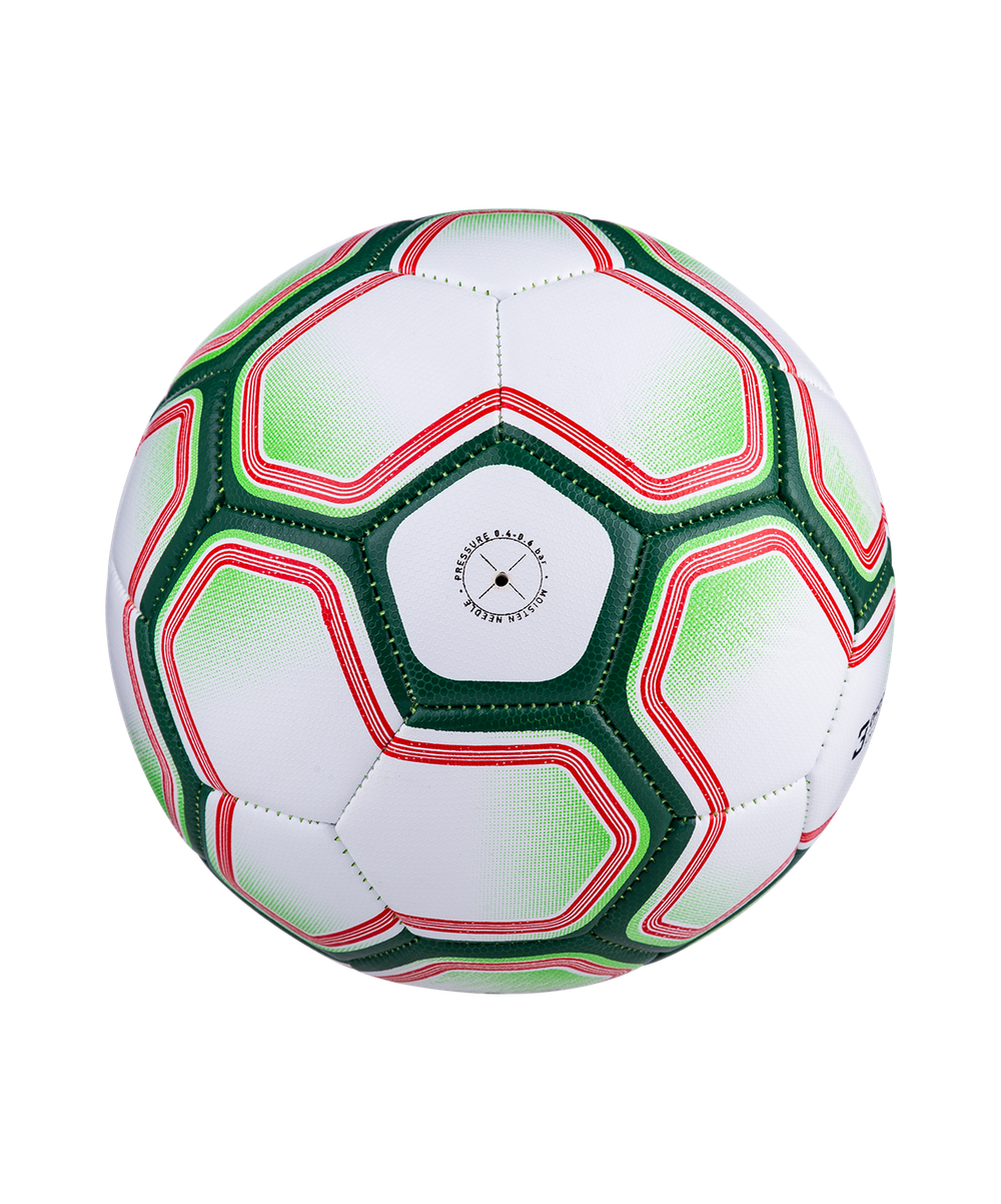 Мяч футбольный Nano №3, белый/зеленый