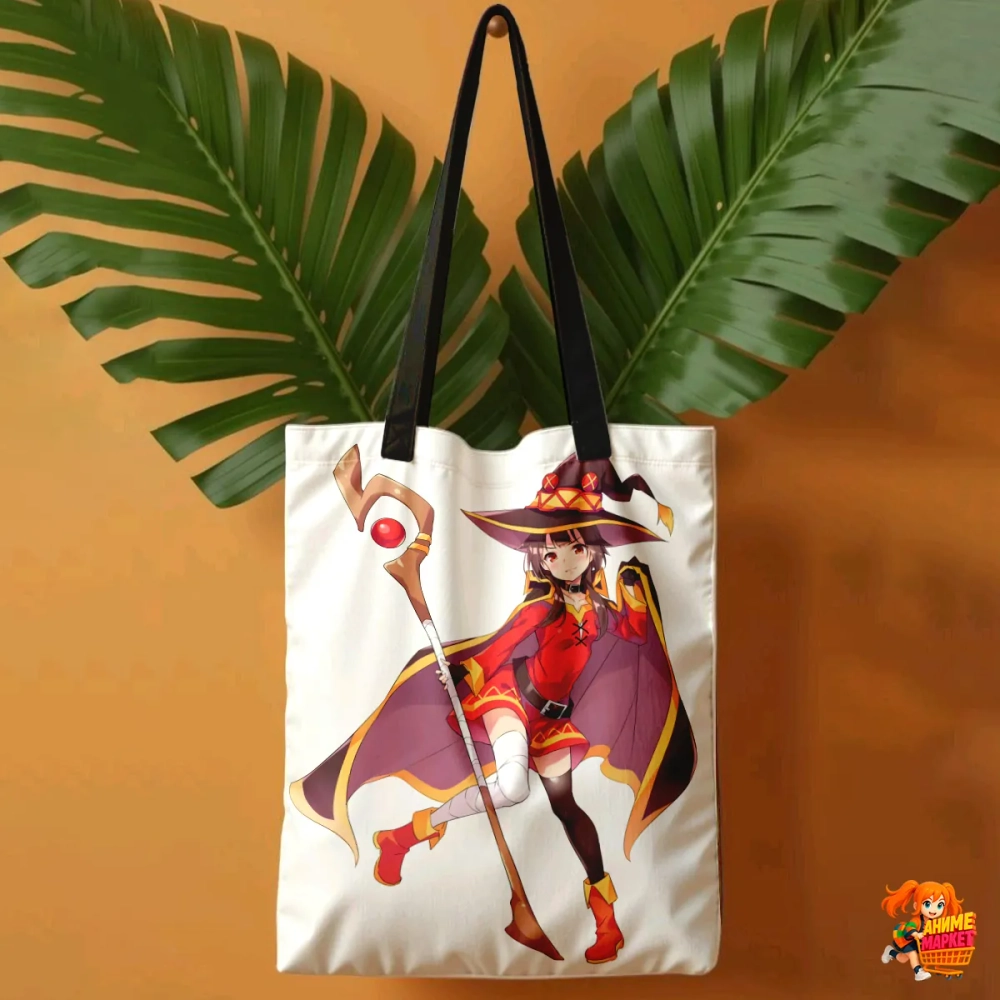 Сумка шоппер с принтом KonoSuba