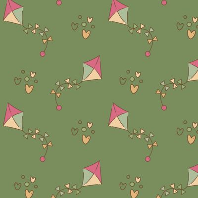 Воздушные змеи и сердечки2