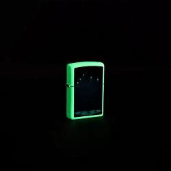 Зажигалка Zippo 49487 Aliens Design, Dark Green