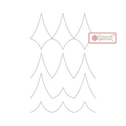 Линейка для стежки №5, 3 мм (aрт. Y05)