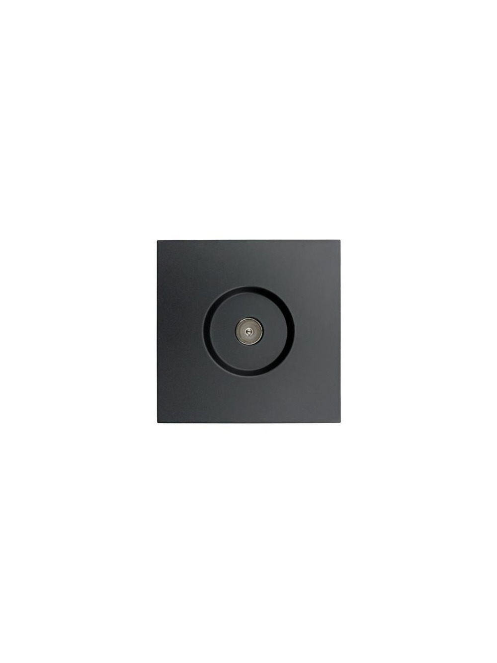 Розетка ТВ оконечная СП ZIMA IP20 черн. бархат LEZARD 704-4288-130