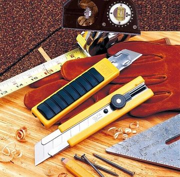 OLFA 25 мм, в комплекте с лезвиями EXCEL BLACK 5 шт, нож (OL-H-1BB/5BB )