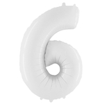Шар Цифра Белая