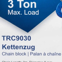 Таль цепная ручная 3т Scheppach Sch-TRC9030