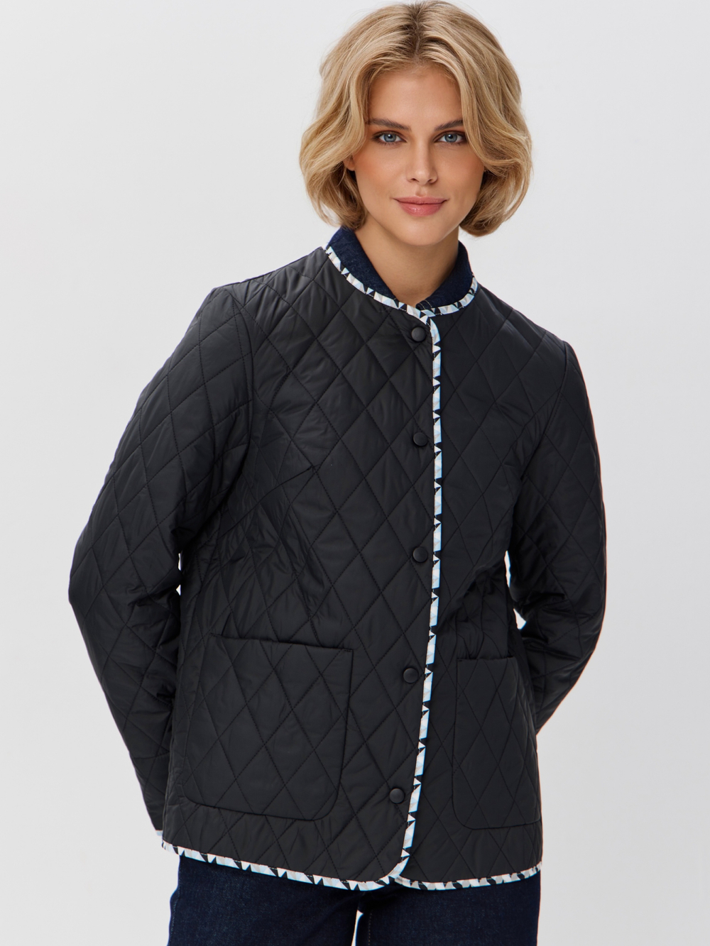 Куртка-жакет стеганая шанель на кнопках