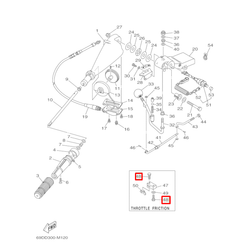 Болт Yamaha 55-75 (Yamaha)