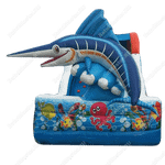 Надувная горка "Голубой марлин"