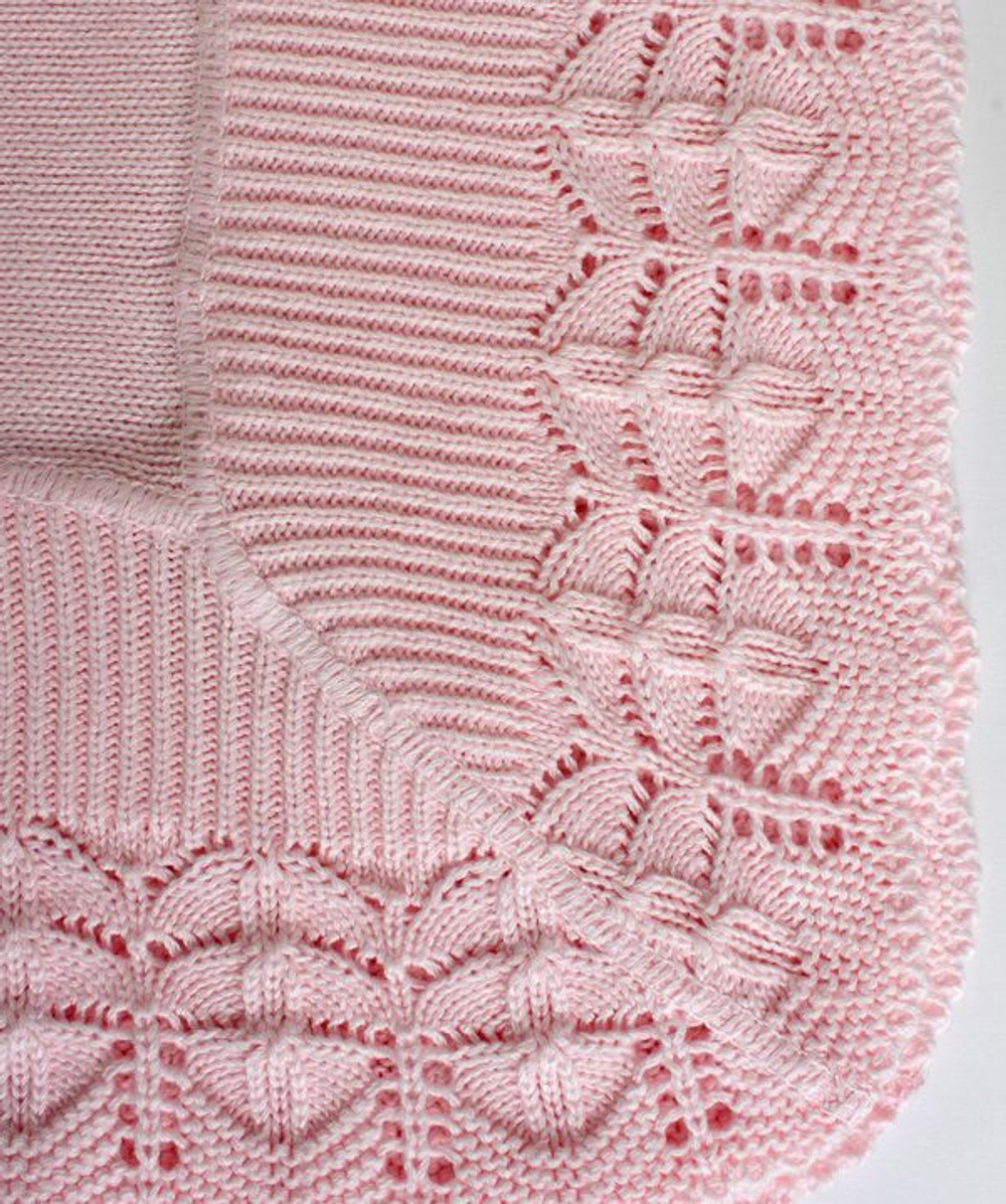 Элитный плед детский Lux 1133 розовый от Luxberry детали