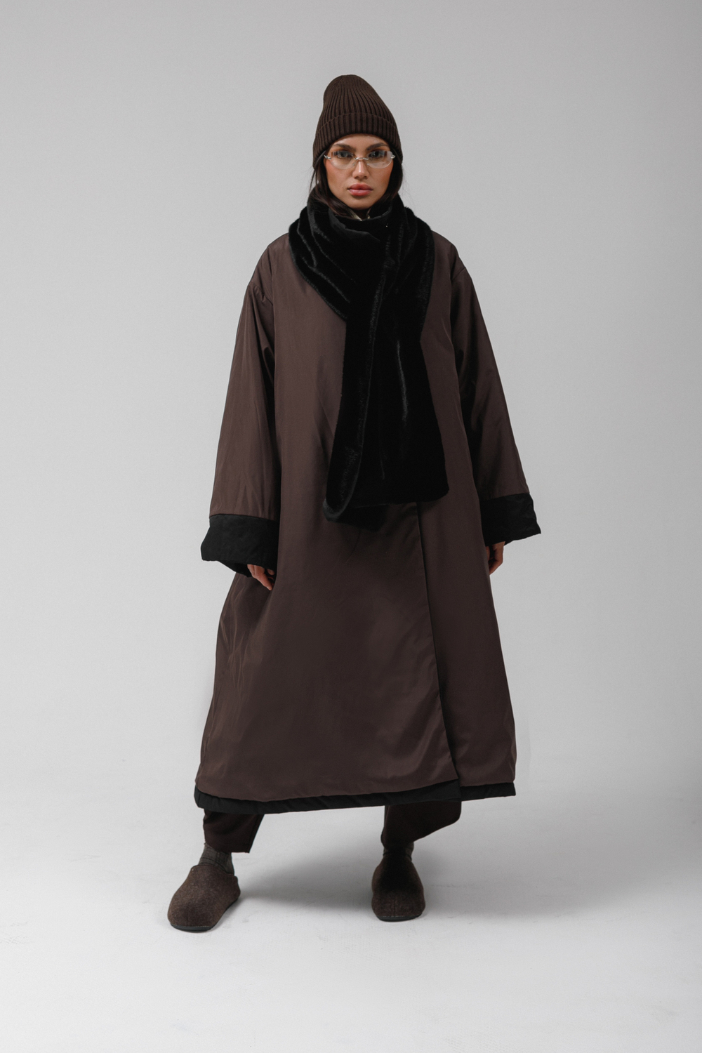 Шарф норка (черный)