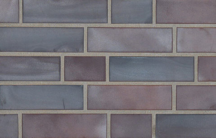 Stroeher - 325 achatblue flashed, Keravette, unglasiert, неглазурованная, гладкая, 240x71x11 - Клинкерная плитка для фасада и внутренней отделки