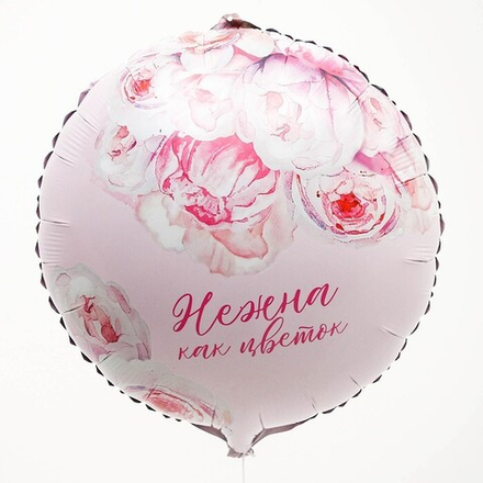 К 18" круг Нежна как цветок