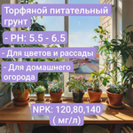 Грунт "Универсальный", 2 л, для комнатных и садовых растений, на основе торфа