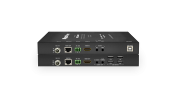 Wyrestorm EX-100-KVM - комплект из приемника и передатчика HDBaseT. HDMI 1.4, 4K 100м, Full HD 100м, HDCP2.2, USB 2.0, RS-232, аудио 3.5 мм (1 - стор. PoH)