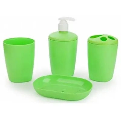 Набор аксессуаров для ванной комнаты Aqua (салатный)