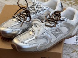 New Balance x Miu Miu 530 SL Silver Metallic