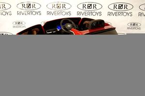 Детский электромобиль River Toys VOLKSWAGEN TOUAREG красный фото №8