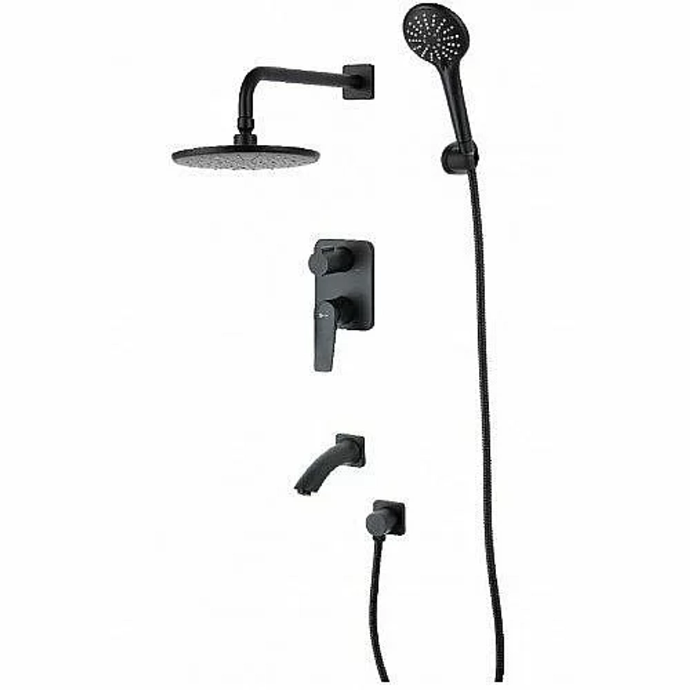Душевая система Lemark Bronx LM3722BL