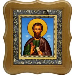 Иаков Зеведеев апостол, брат Иоанна Богослова. Икона на холсте.