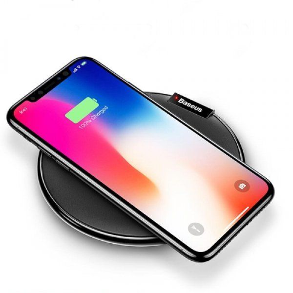 Беспроводная зарядка Baseus iX Wireless Charger (Черная)
