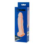 Телесная насадка на пенис 18,5см с фиксацией мошонки ToyFa XLover 748020