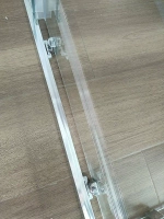 Душевой уголок Esbano ESF-80D1+120D2-C ESOG-80D1-120D2-C 120x80 стекло прозрачное/профиль хром