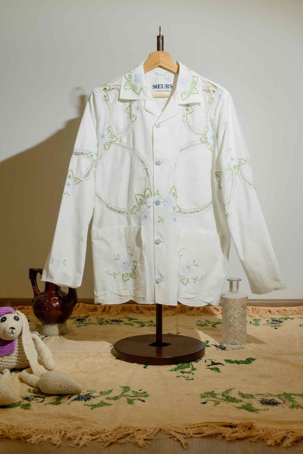 Рубашка Soeurs Blue Bell Shirt white