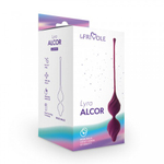 Вагинальные шарики Alcor LYRA Le Frivole, в cливовом цвете, One Size