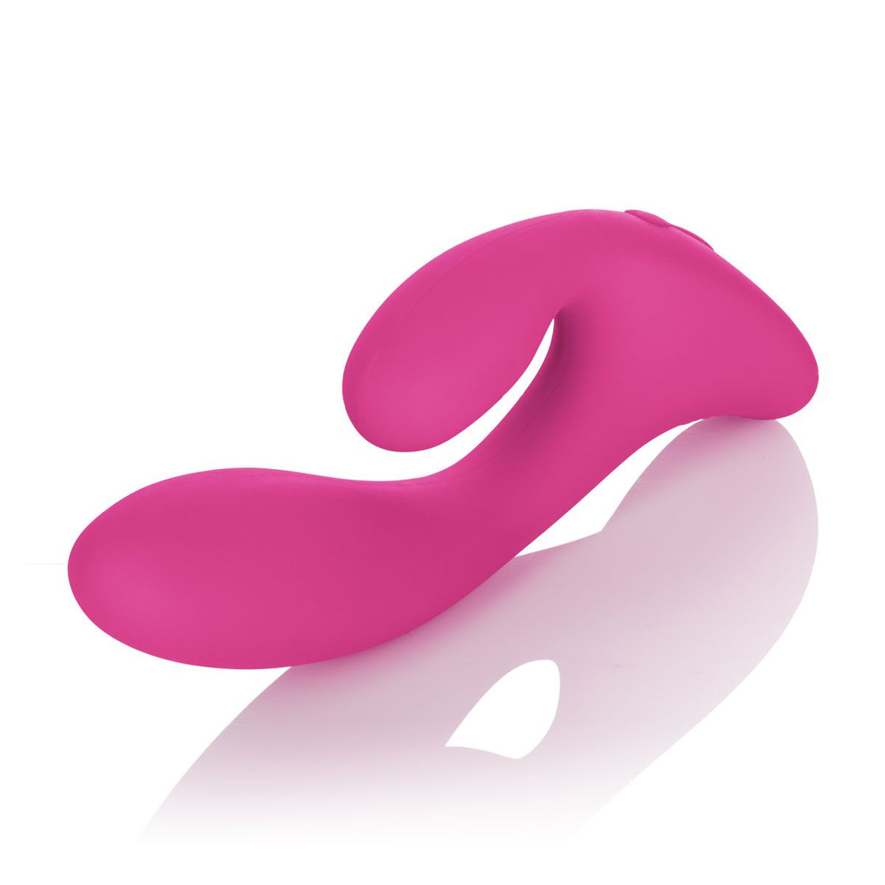Двойной розовый вибратор Silhouette S15 - 20 см. (Цвет: розовый)