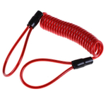 Трос на противоугонный замок для электросамокатов Красный