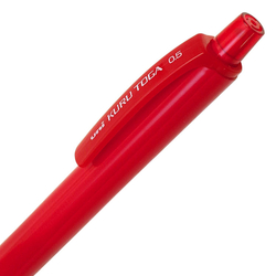 Цветной механический карандаш 0,5 мм Uni Kuru Toga красный грифель (блистер)