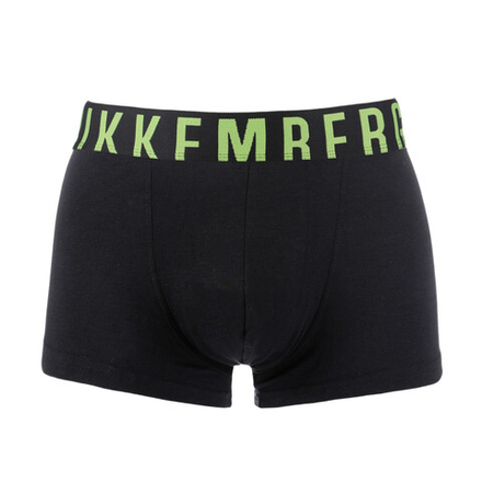 Мужские трусы хипсы черные с салатовыми буквами Bikkembergs MIX COLOR FLUO BKK1UTR16SI