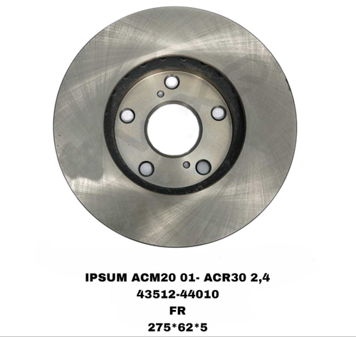 ТОРМОЗНЫЕ ДИСКИ IPSUM ACM20 01-, ACR30 2,4