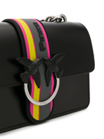 MINI LOVE BAG SPORT IN PELLE - black