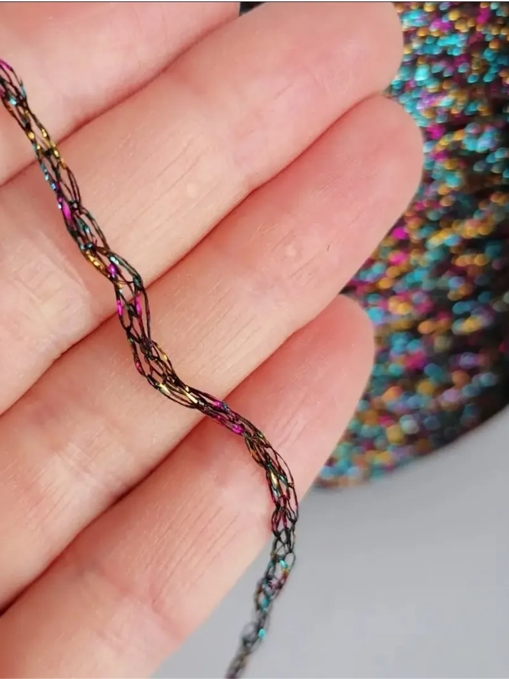 Пряжа с люрексом