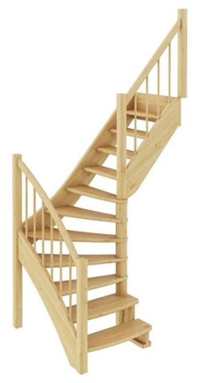 Лестница на второй этаж ЛС-09м/1 Правая