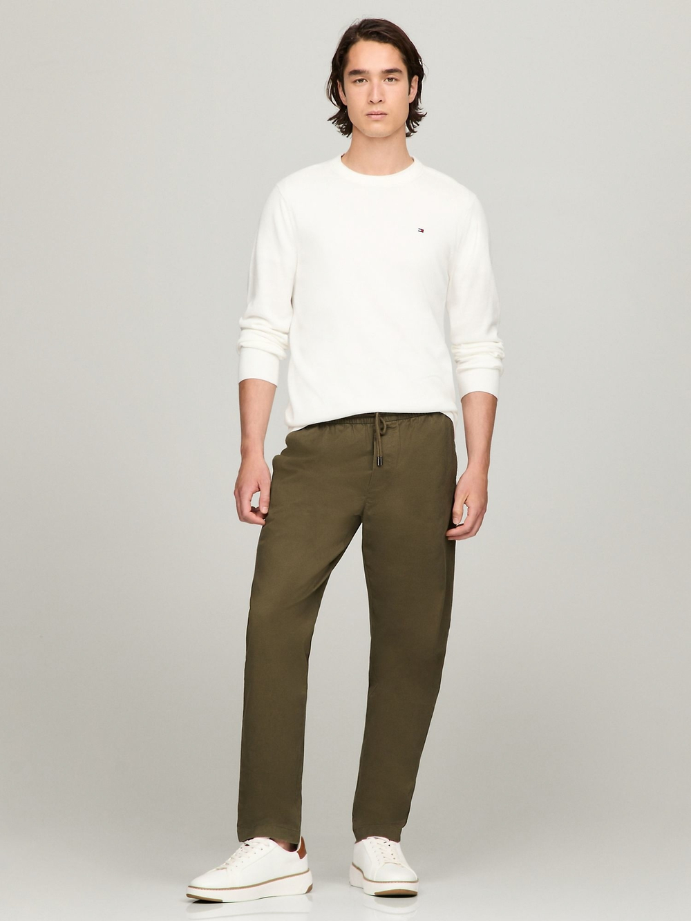 Свитер Tommy Hilfiger Solid Logo Milky Way