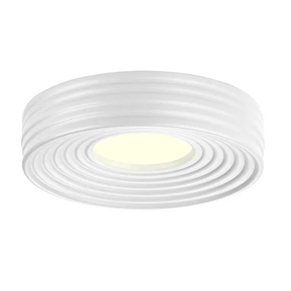 7704/40L AVRA LED SN 044 Светильник металл/пластик/белый LED 40Вт 4000K D470 IP20 MACARON