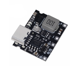 TP4056 зарядная плата Li-ion c повышающим преобразователем (4.2 - 28V) , TYPE-C Black