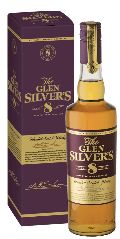 Виски Glen Silver's Blended Scotch 8 Years Old, 0.7 л