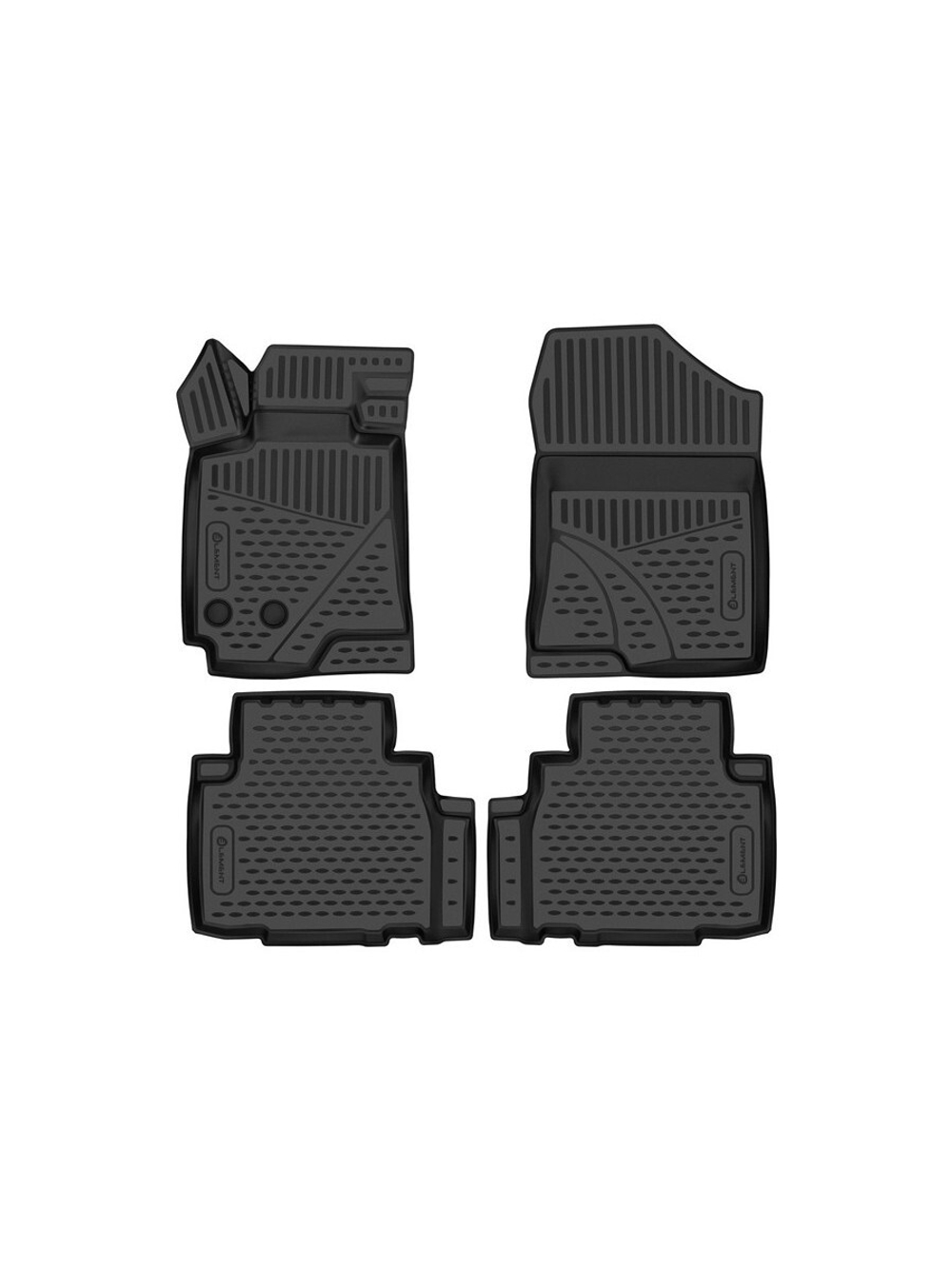 Коврики в салон для CHANGAN CS85, 2019-, 4шт. (полиуретан) ELEMENT3DAN0594210K