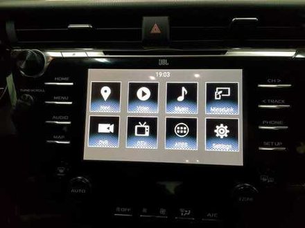 Мультимедиа блок для Toyota Camry 70 2017-2020 (с JBL и климатом на ШГУ) - Radiola RDL-03-8/128 на Android 12, ТОП процессор, Carplay, 4G SIM-слот, 8/128ГБ