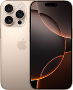 Смартфон Apple iPhone 16 Pro 128 ГБ, Dual: Только eSim, Desert Titanium (пустынный титановый)
