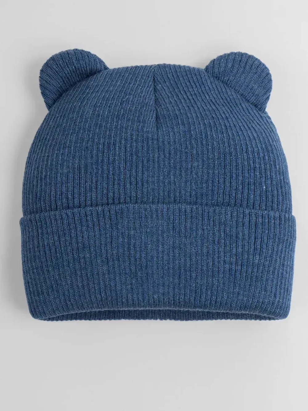 Шапка для мальчика с ушками осенняя