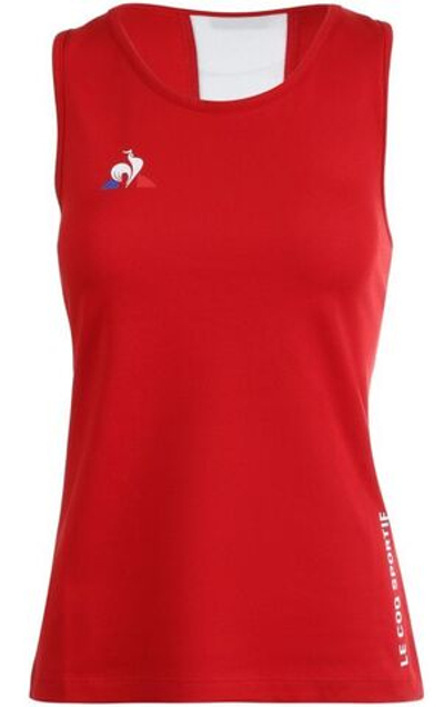 Топ теннисный Le Coq Sportif D_bardeur No.4 W - Red