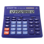 Калькулятор настольный STAFF STF-888-12-BU (200х150 мм) 12 разрядов двойное питание синий