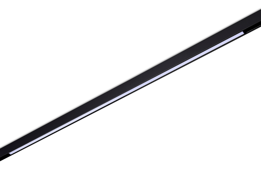 Led светильник Slim Line, Line, DC 48В 24Вт, L863xW11xH33 мм, 1560Лм, 90°, 3000К, недиммируемый, IP20, Ra&gt;90, черный